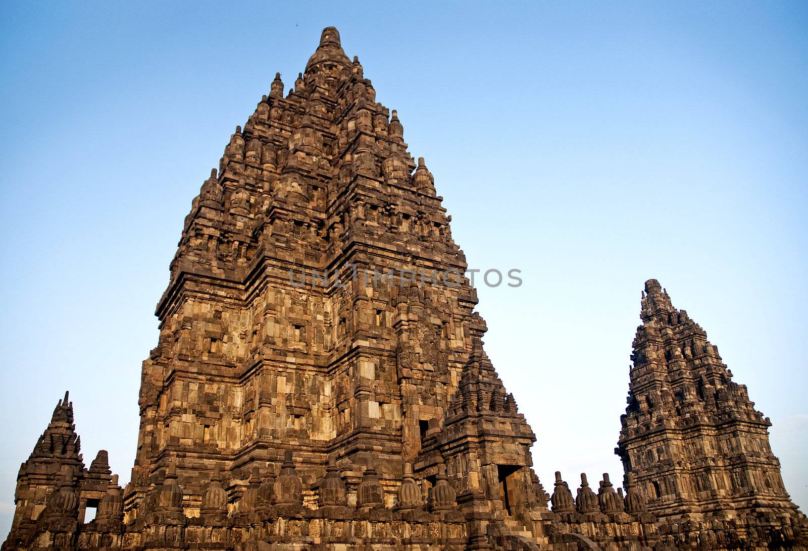 Prambanan temple near yogyakarta in java indonesia