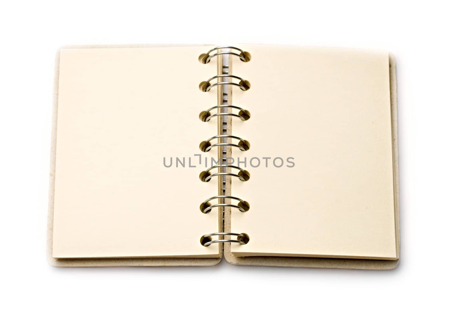 Notepad isolated on the white background