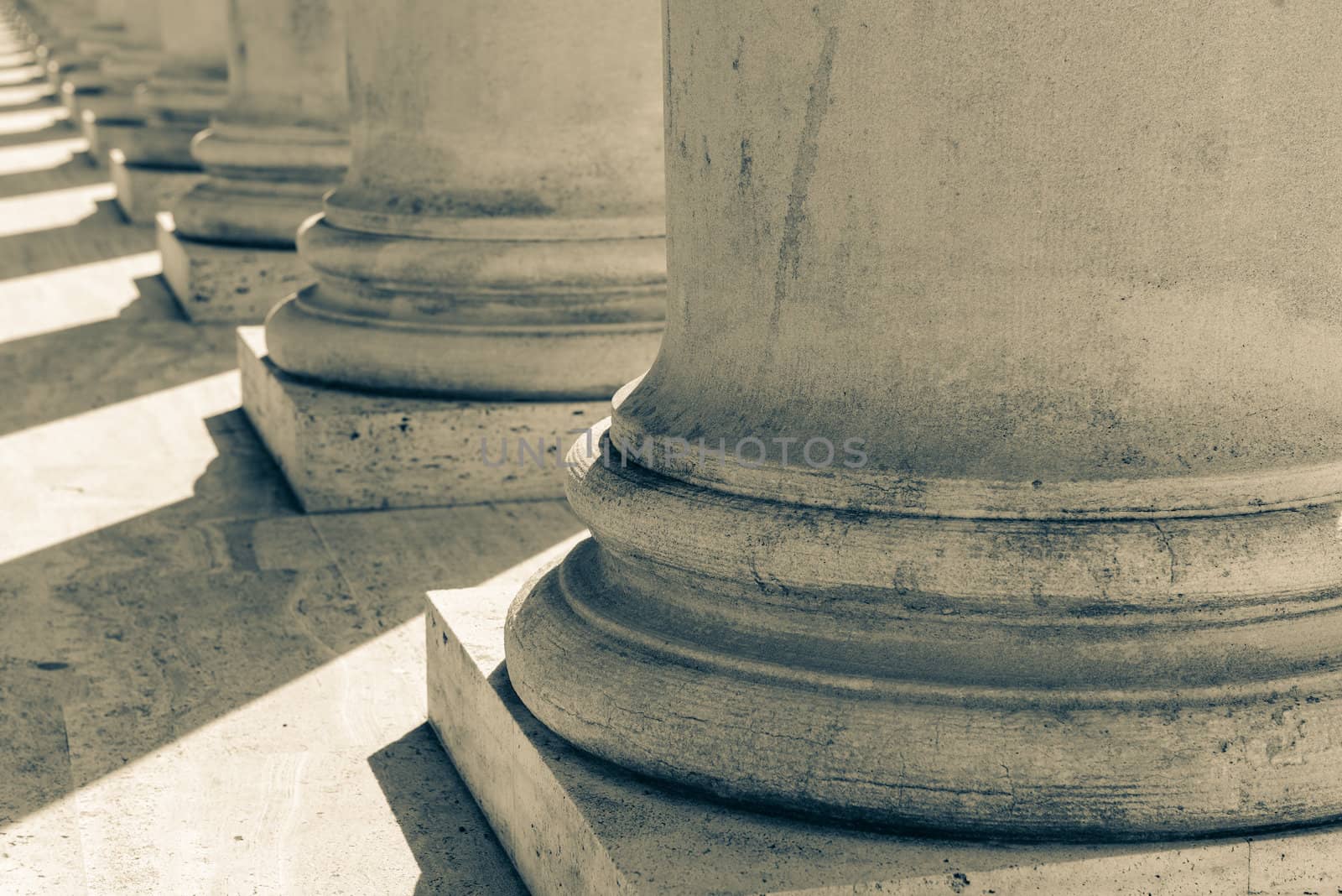 Stone Pillar Columns