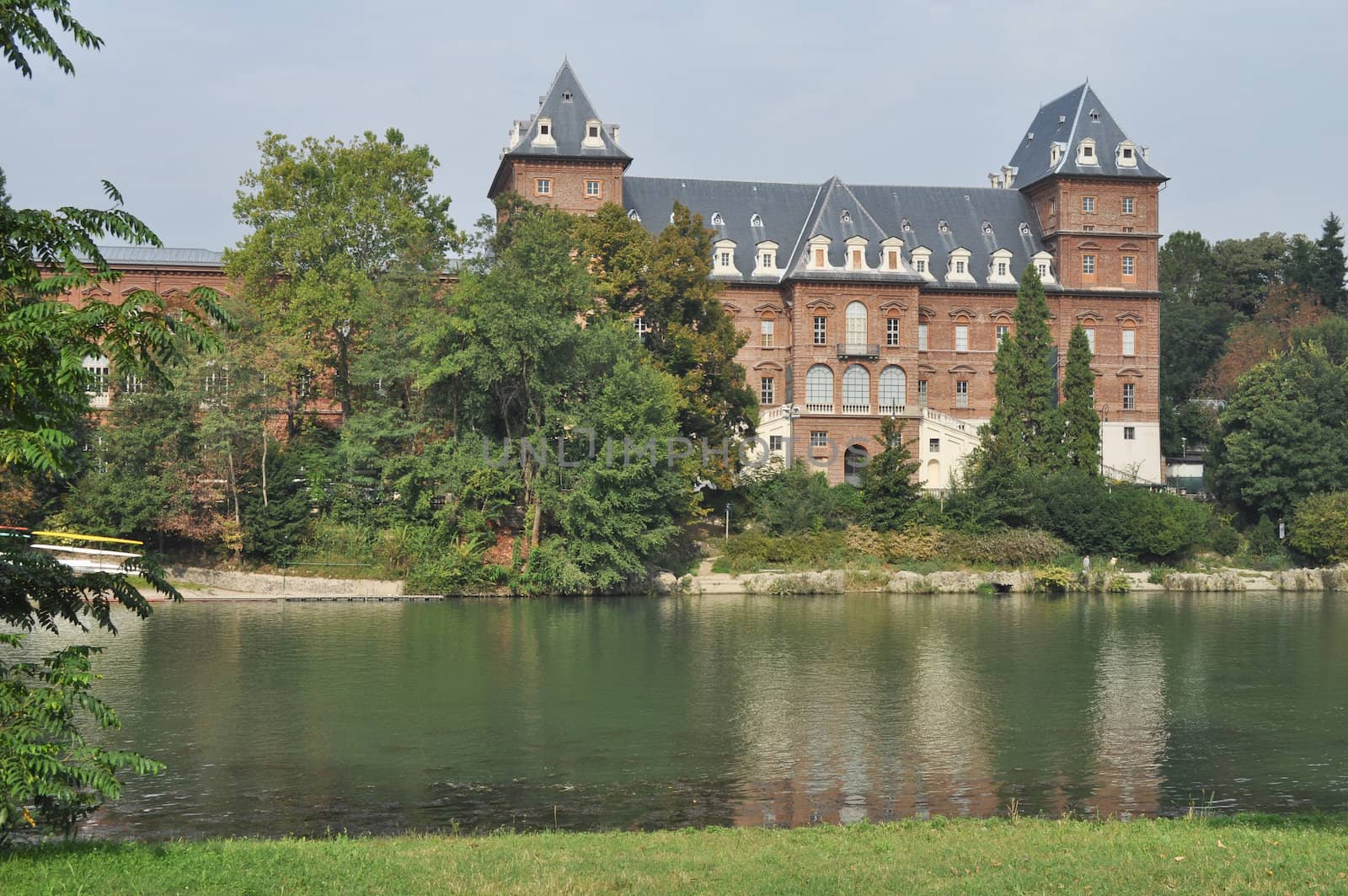 Castello del Valentino castle in Turin Italy