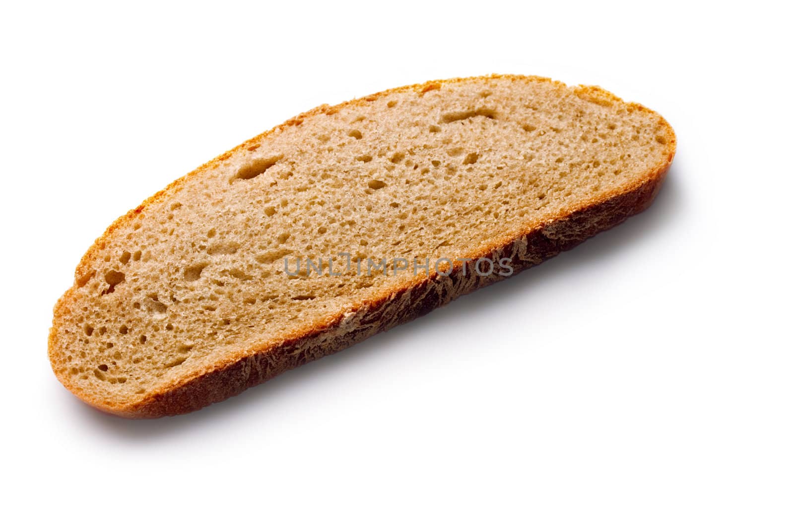 Bread isolated on white