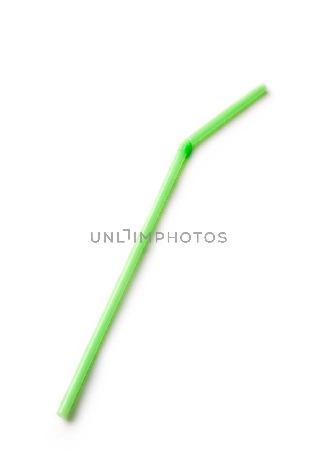 Straw isolated on white