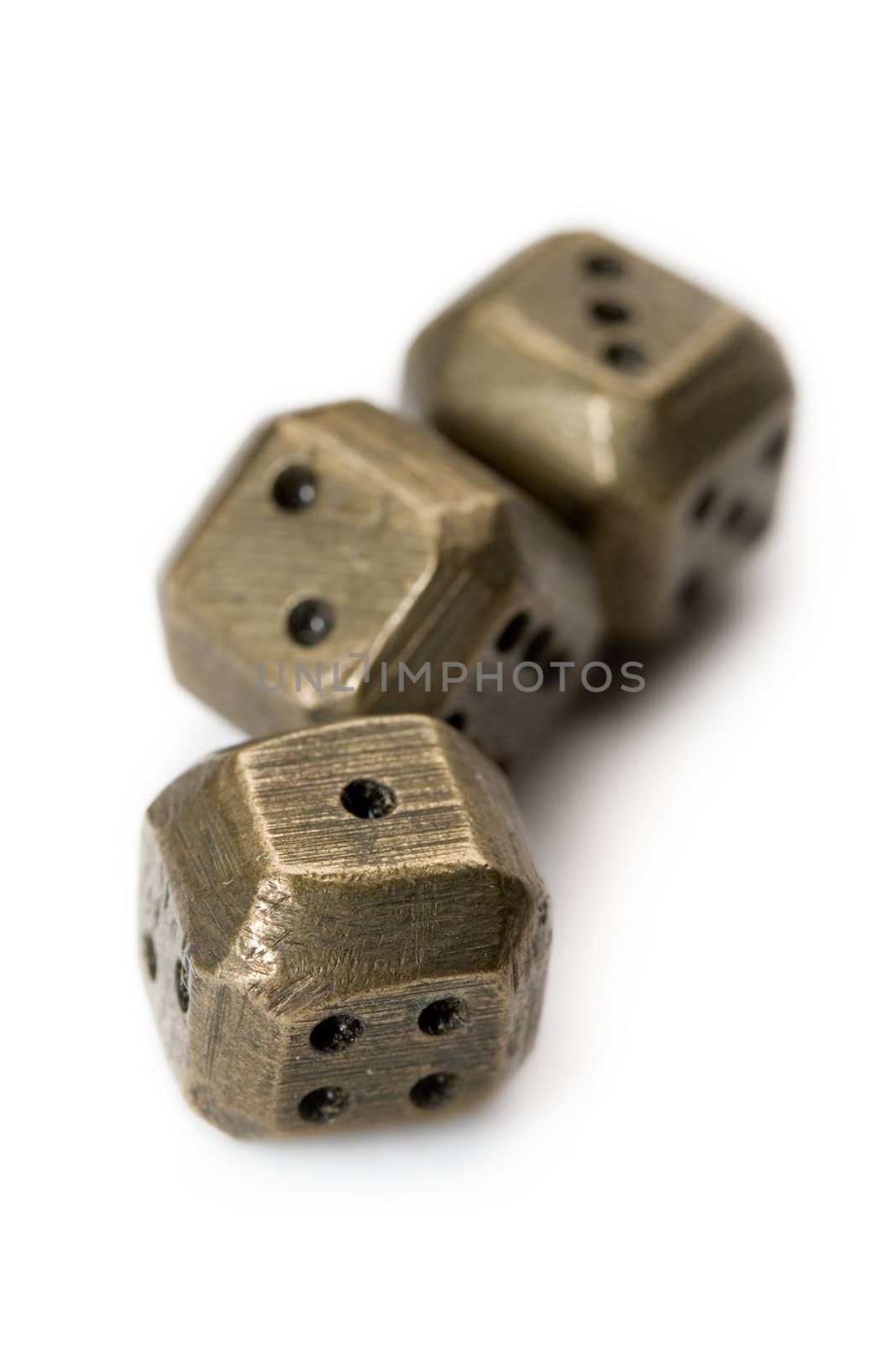 Dices isolated on white