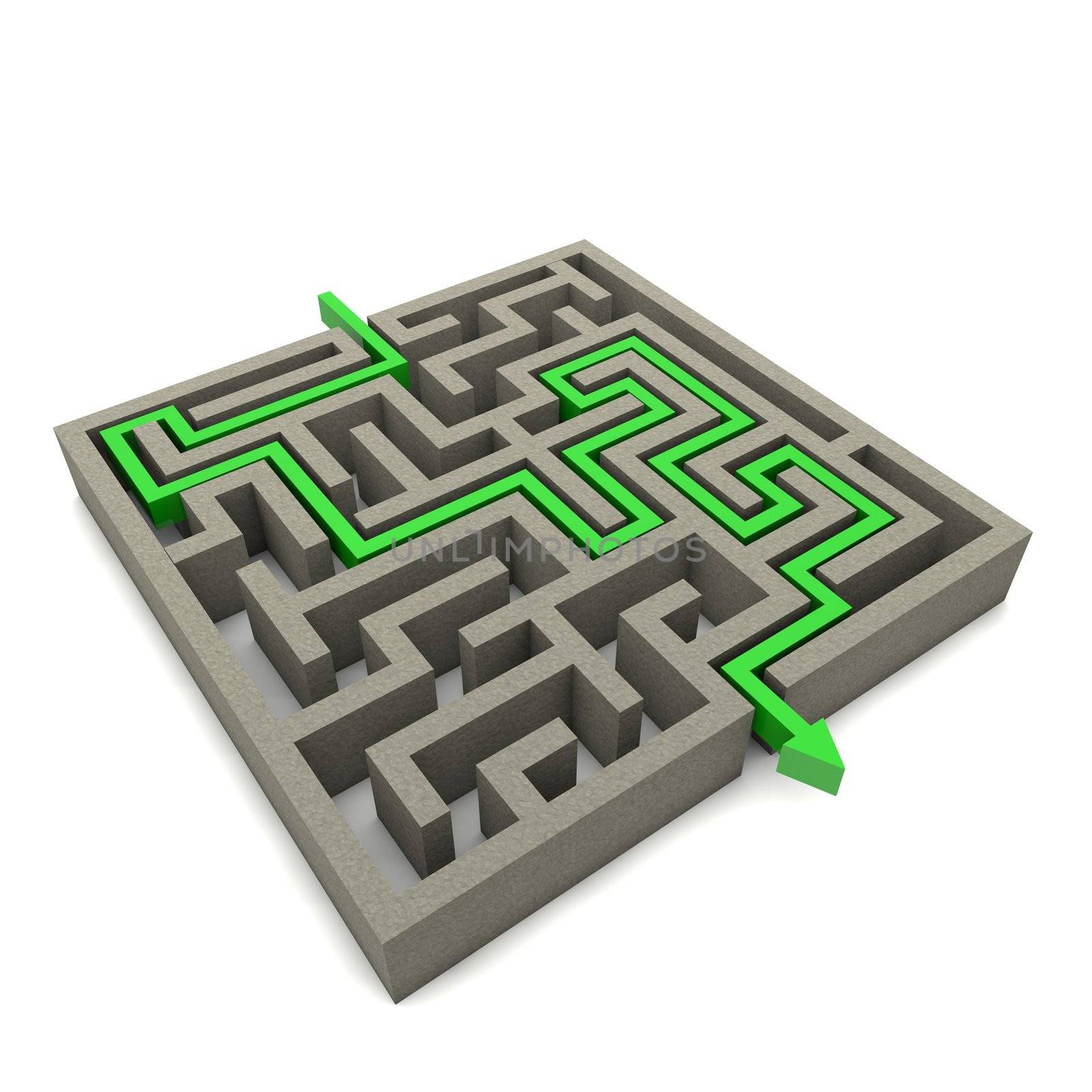The labyrinth is a serious consequence of decisions to come out of the dark and become successful