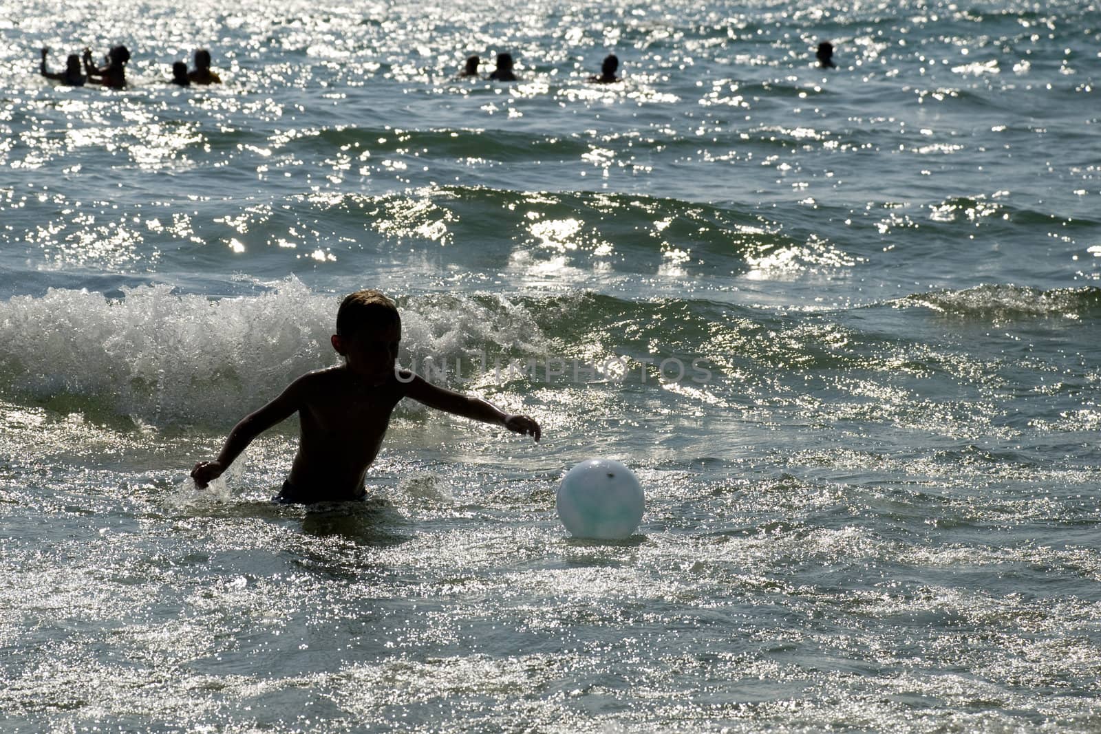 Boy in the Waves by Gordo25