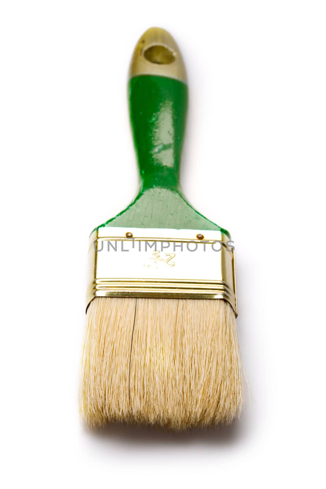 Paint brush isolated on the white background