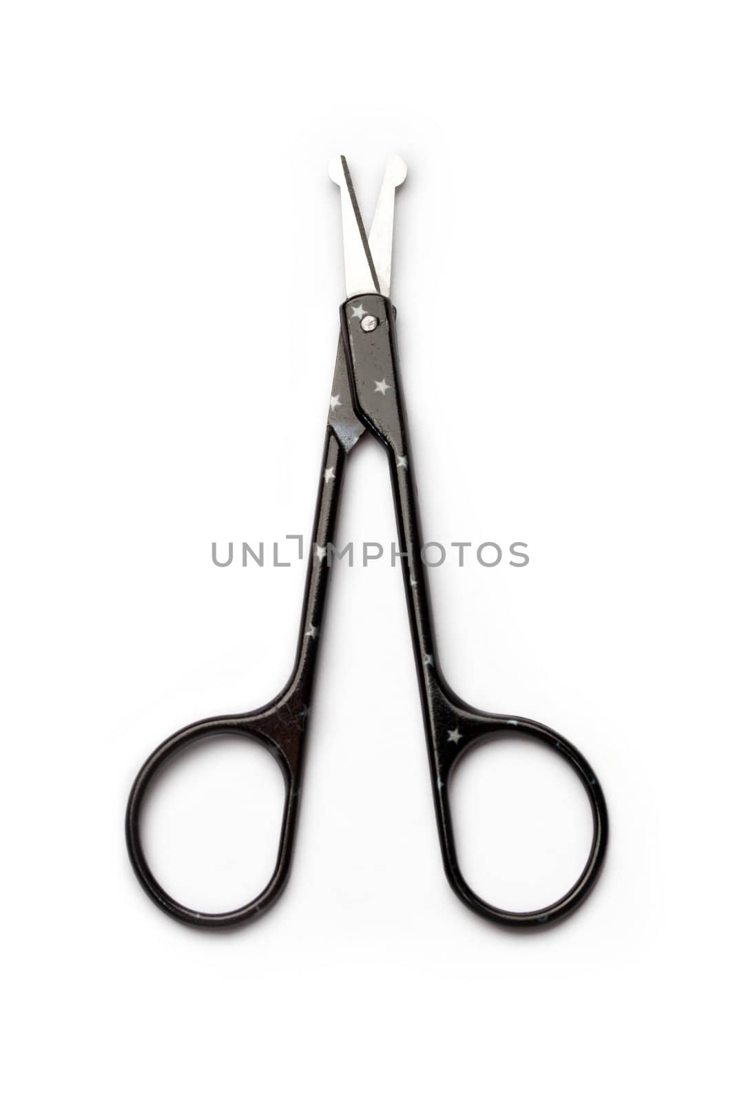 Manicure scissors isolated on white by Garsya