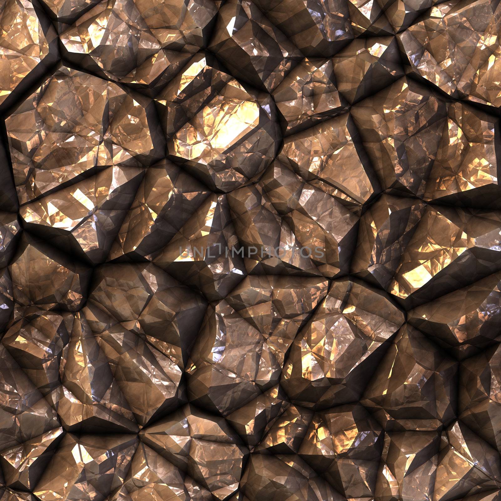 Seamless abstract generated stone crystal surface by Nanisimova