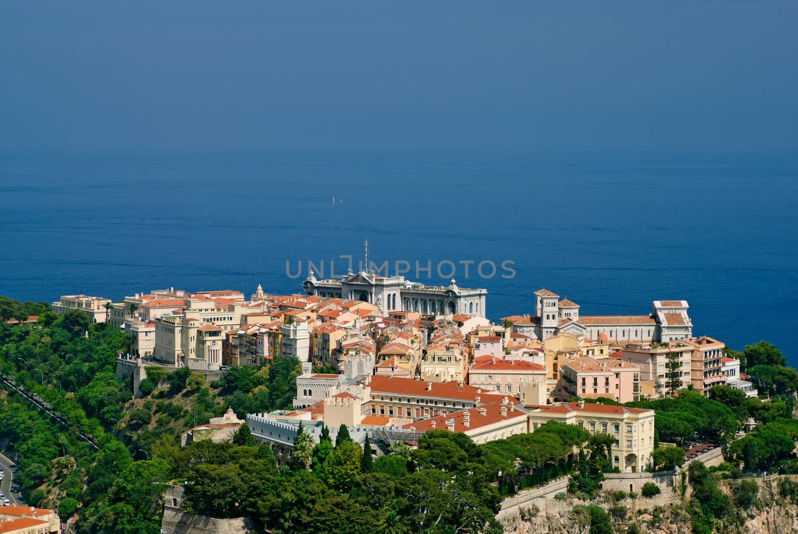 Princely palace and Oceanography museum in Monaco old town by mahout