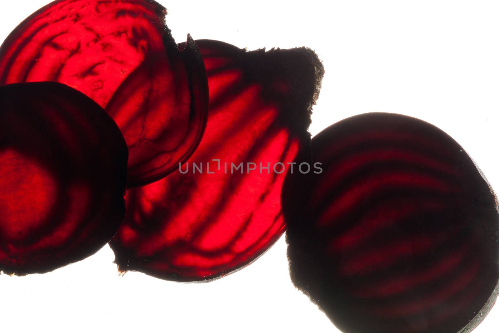 sliced raw beet