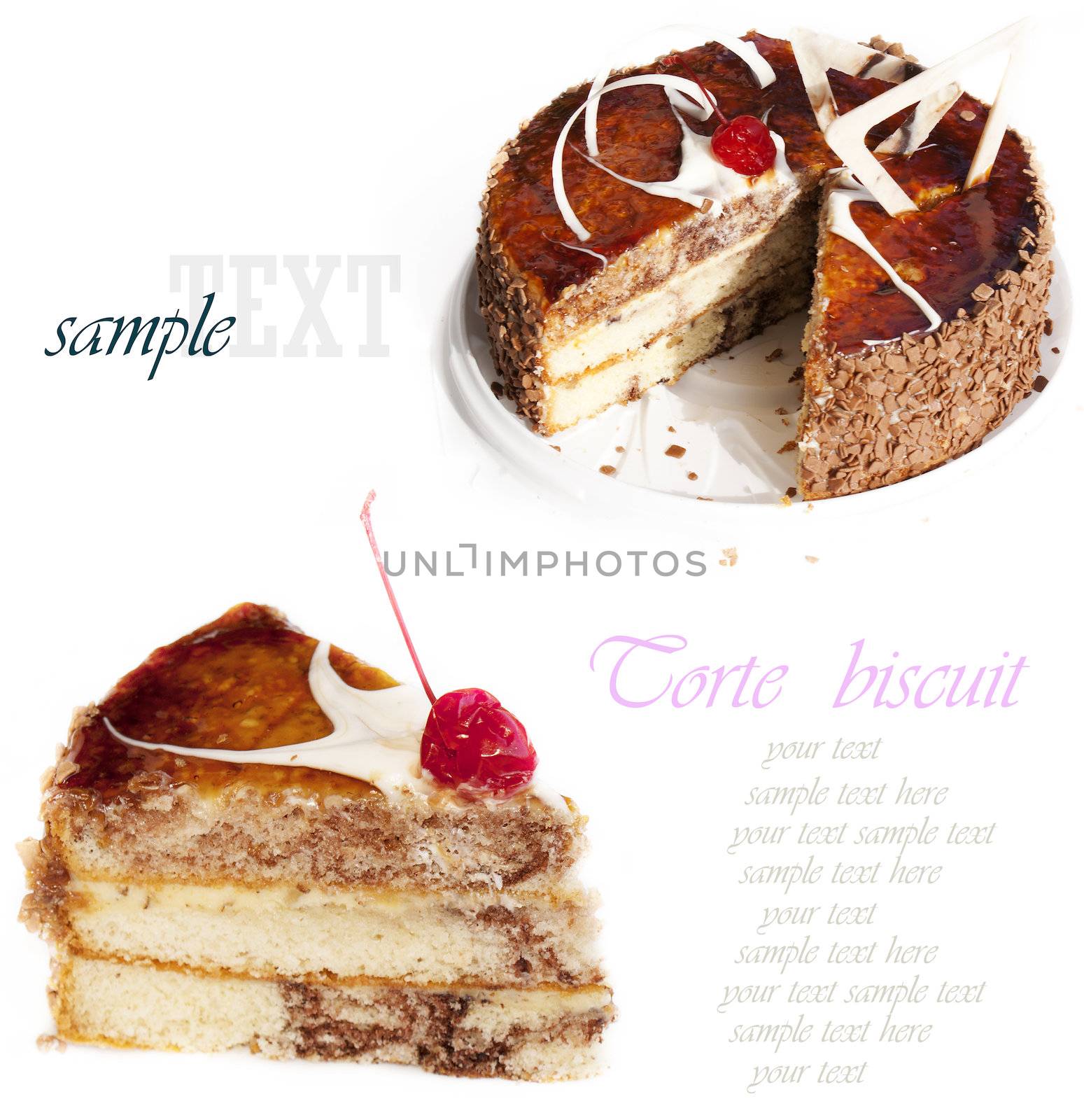 Sweet biscuit torte