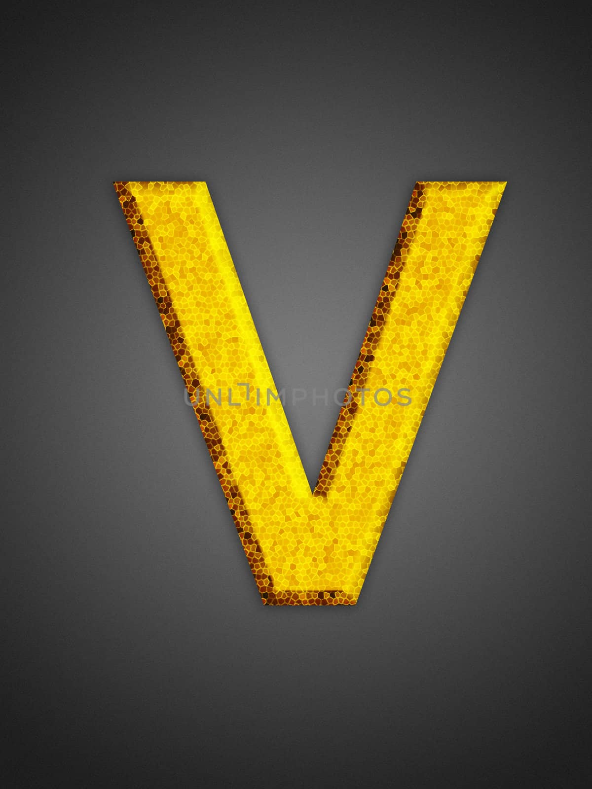 Beautiful abstract party symbol. Yellow glowing font.