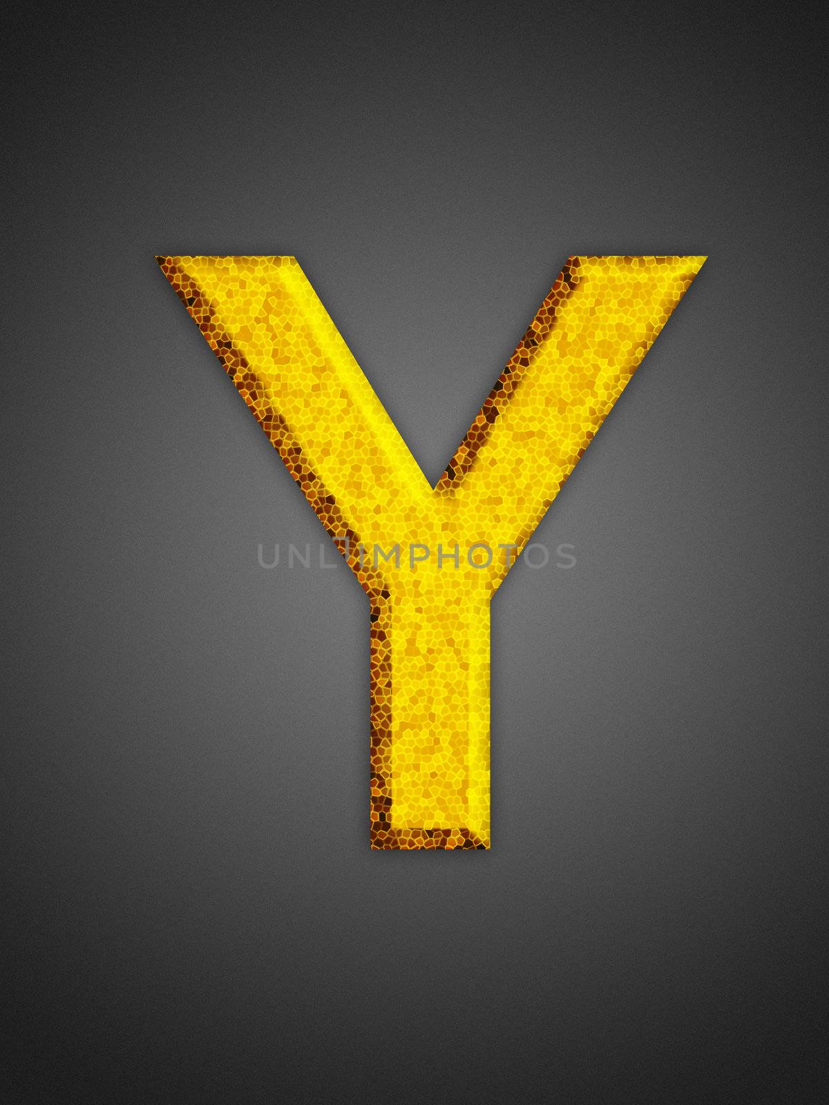 Beautiful abstract party symbol. Yellow glowing font.