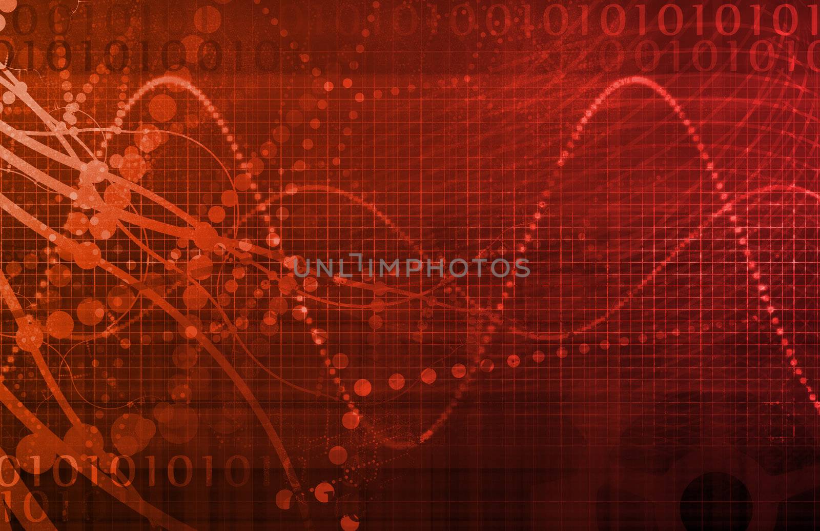 Security Network Data of the World Background