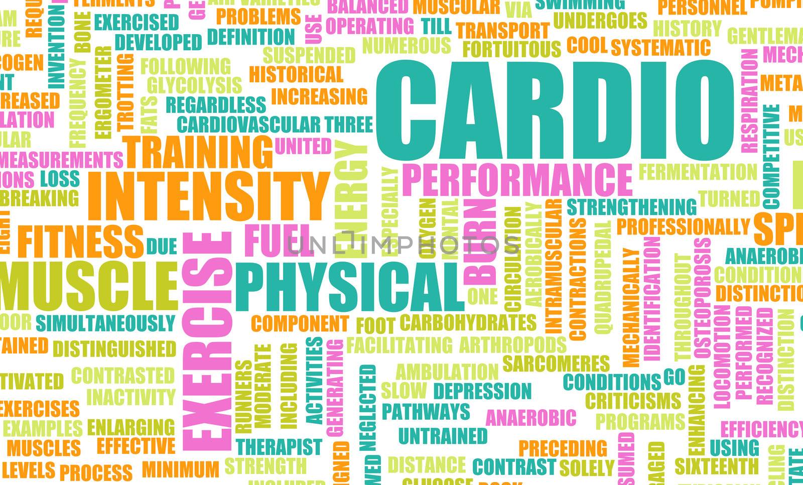 Cardio Workout or High Intensity Fitness Concept
