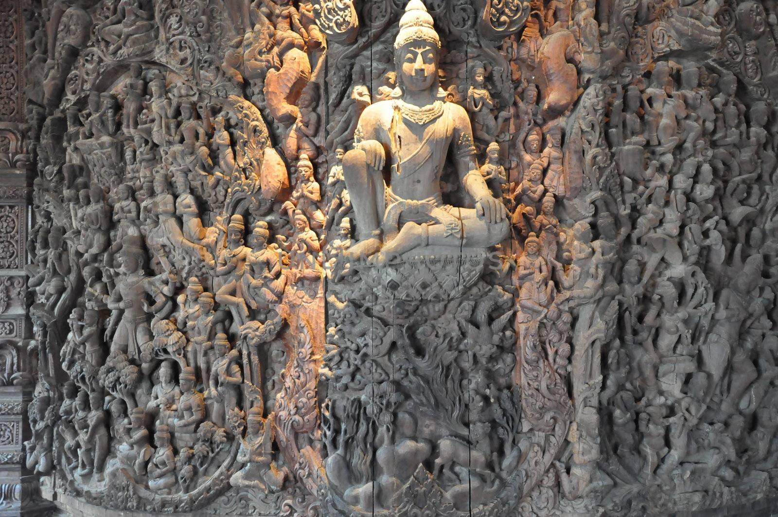 Sanctuary of Truth in Pattaya, Thailand by sainaniritu