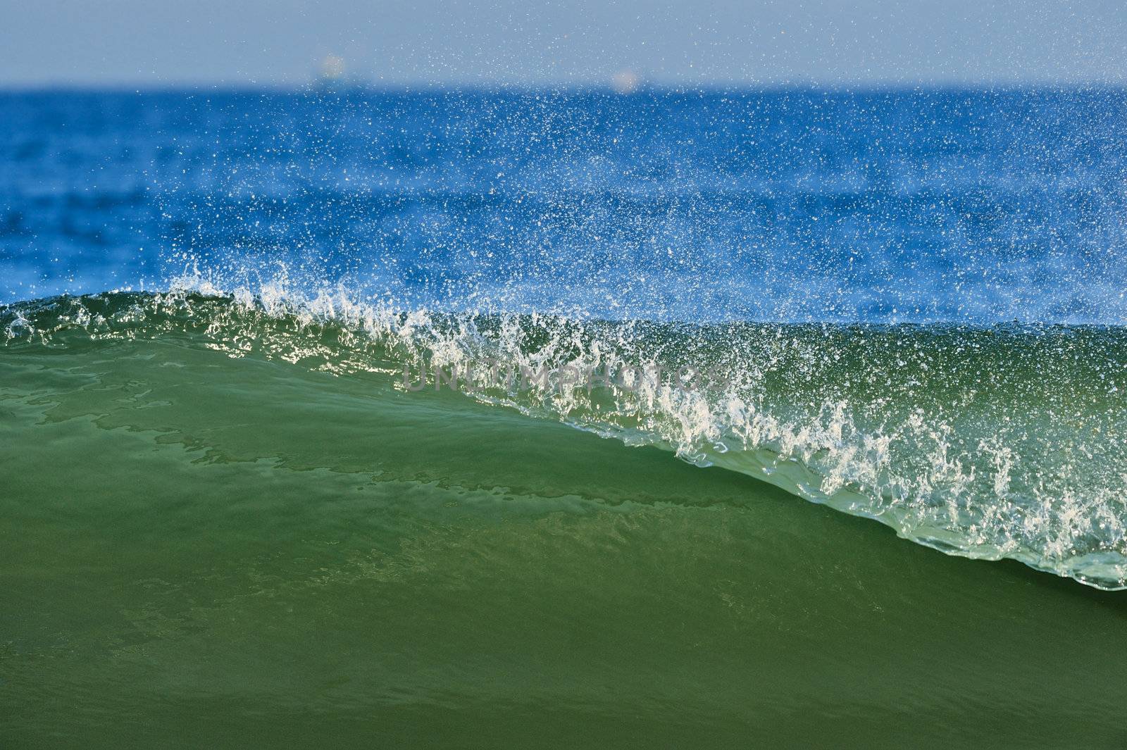 Waves on the surface of the ocean