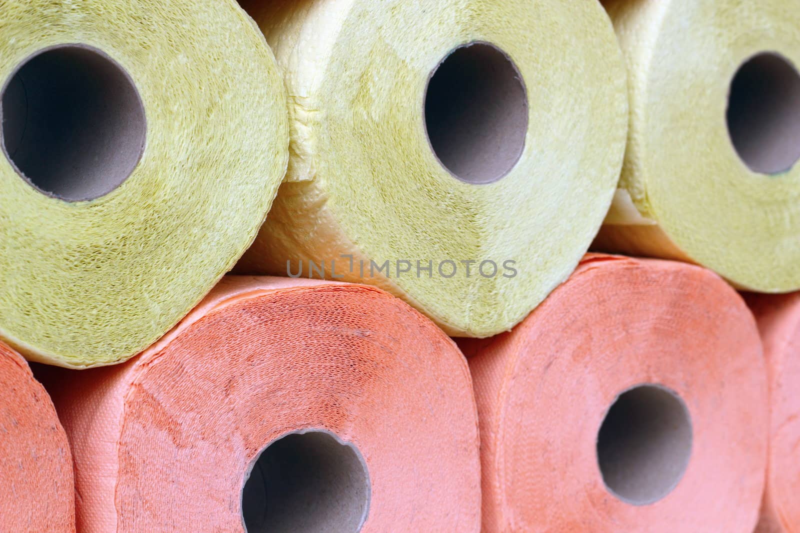 bunch of toilet paper by taviphoto