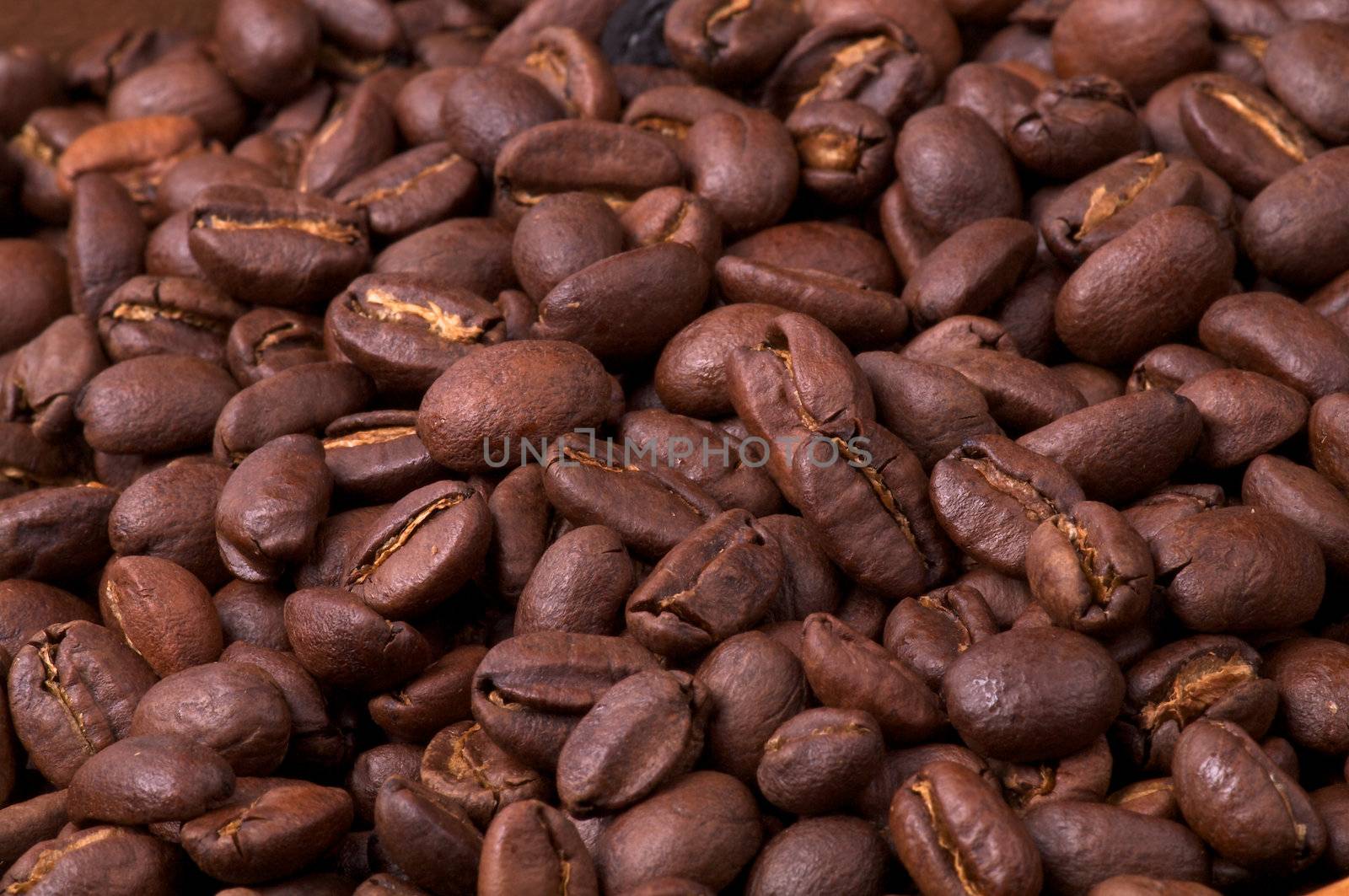 Background of Coffee Beans by zhekos