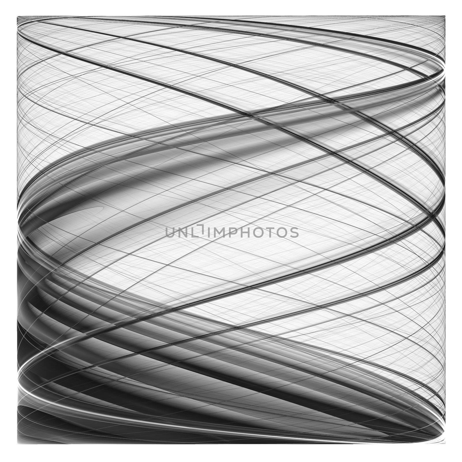 Black and white illustration of abstract background. Beautiful c by mozzyb