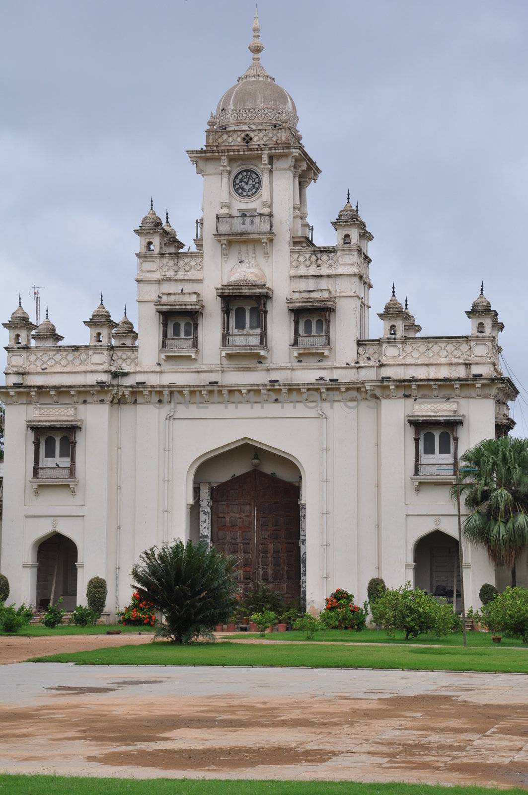 Chowmahalla Palace in Hyderabad in Andhra Pradesh, India