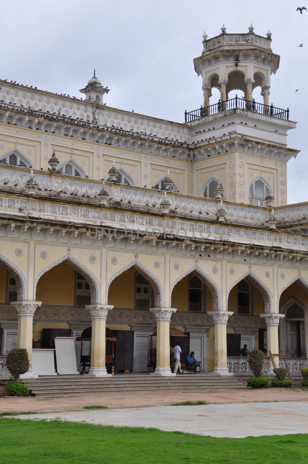 Chowmahalla Palace in Hyderabad in Andhra Pradesh, India