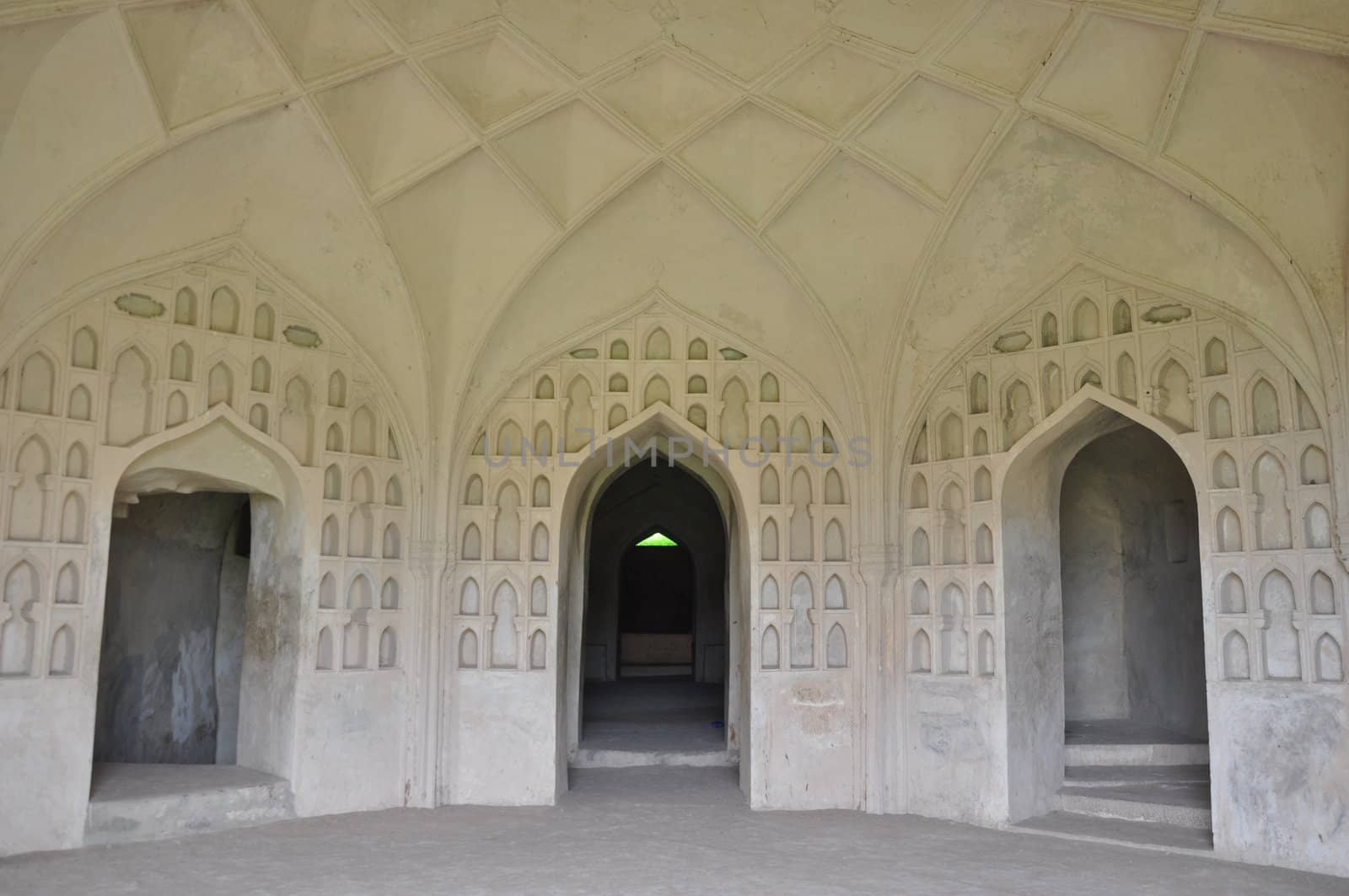 Golconda Fort in Hyderabad in Andhra Pradesh, India