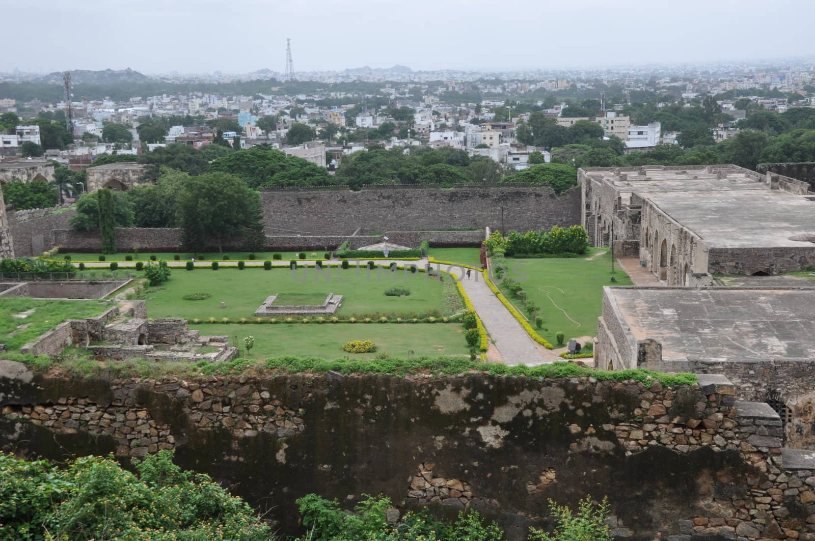 Golconda Fort in Hyderabad, India by sainaniritu