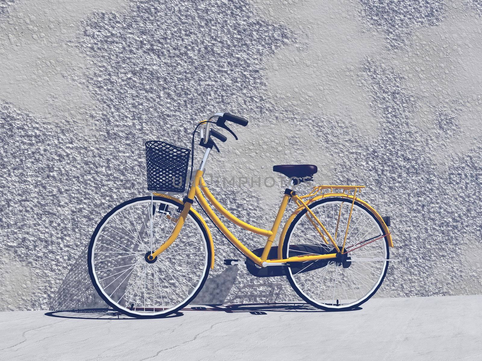 Brand new city bike- 3D render by Elenaphotos21