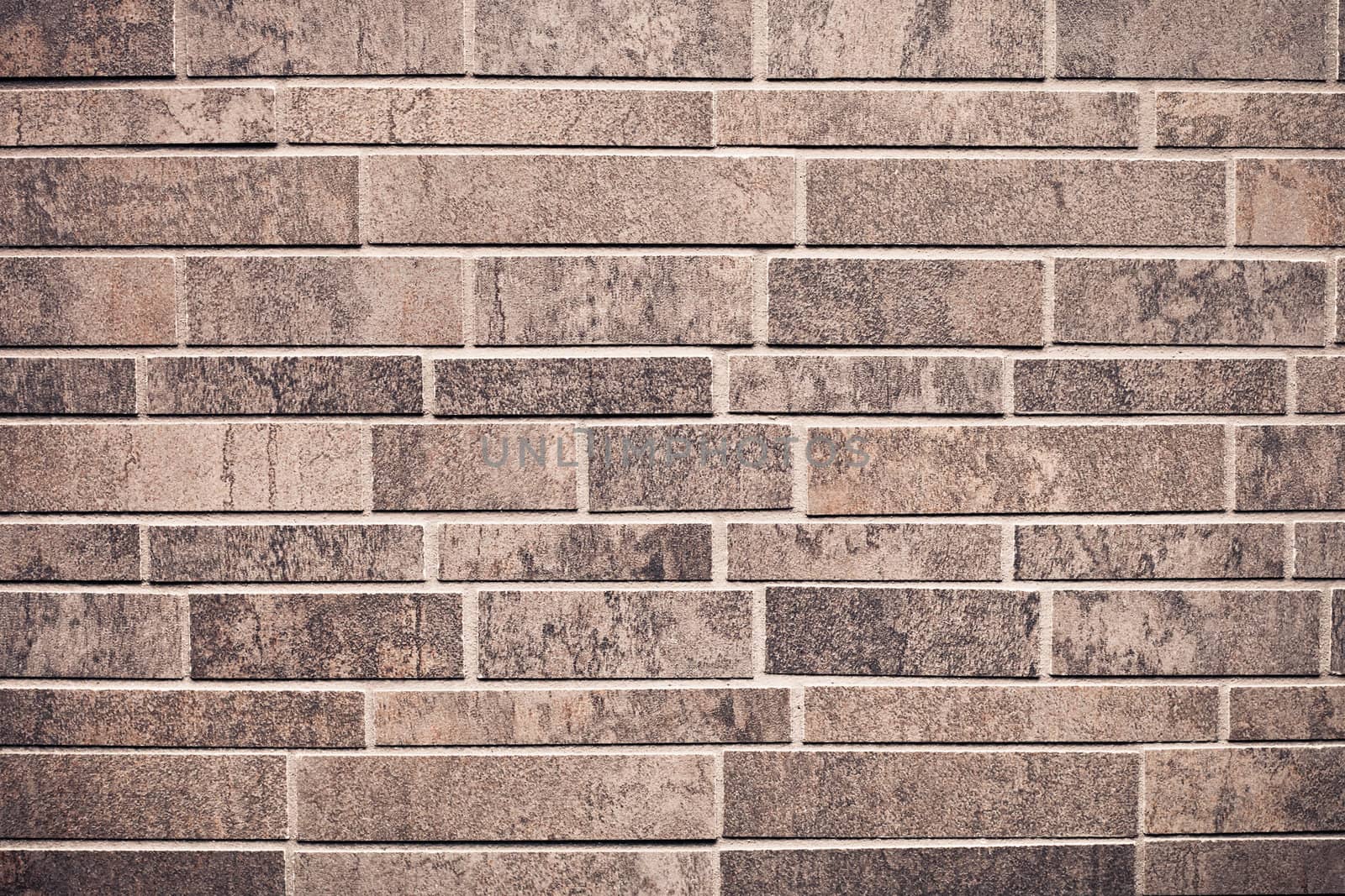 Neat modern brick wall as a detailed background