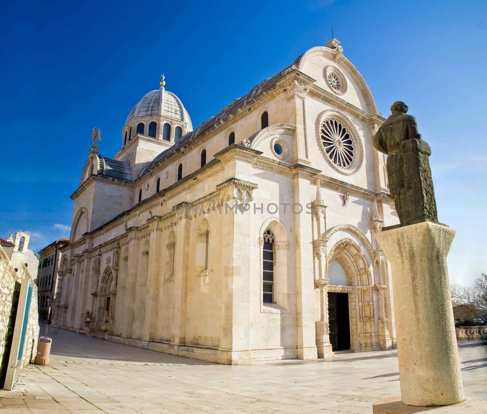 Saint James cathedral in Sibenik - UNESCO world heritage site, Dalmatia, Croatia