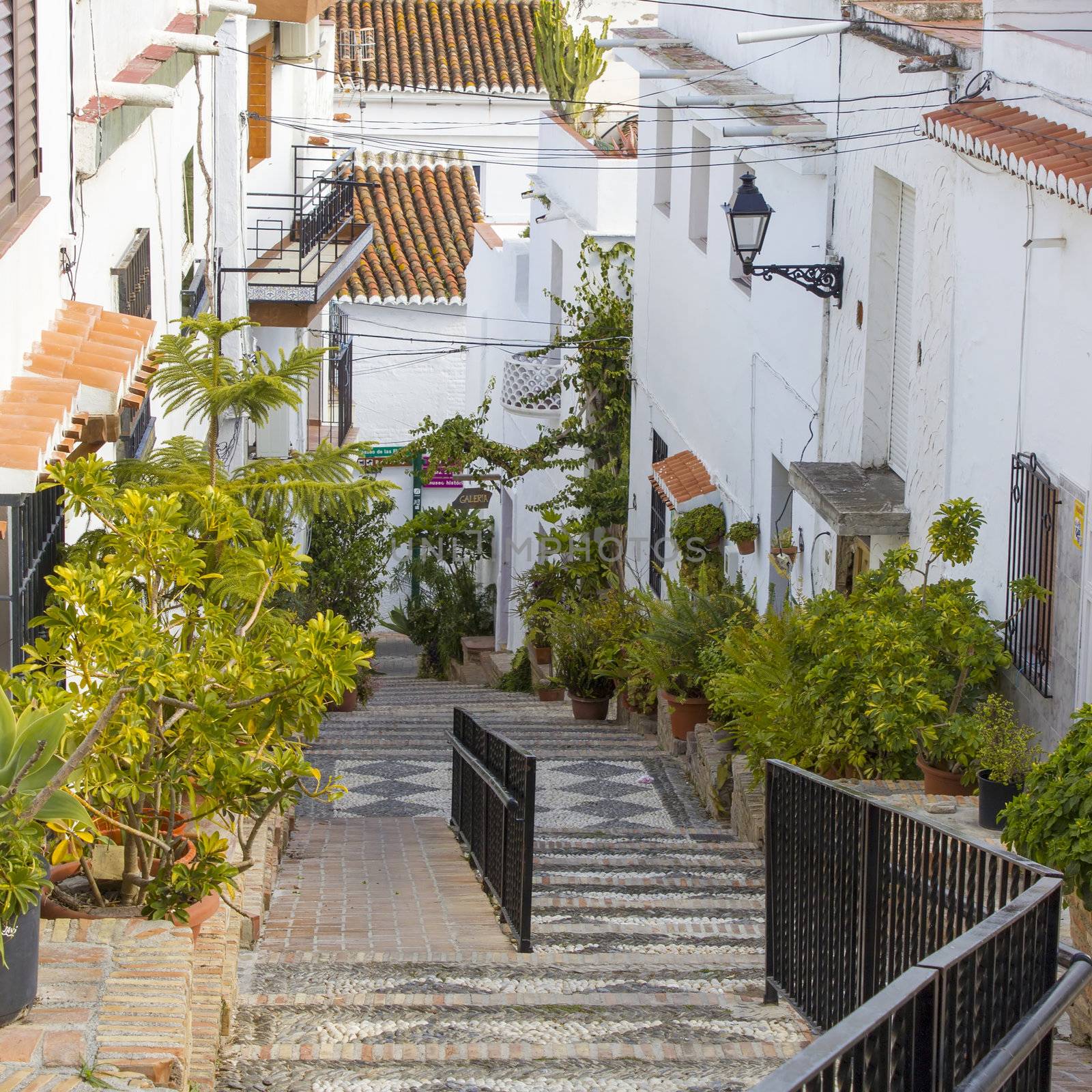 Street in Salobrena, Andalusia, Spain