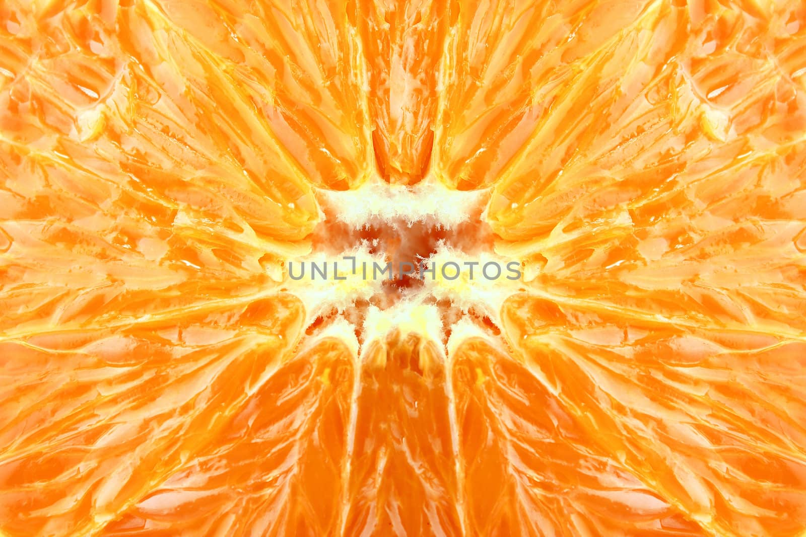 Sweet Orange segments or slices .