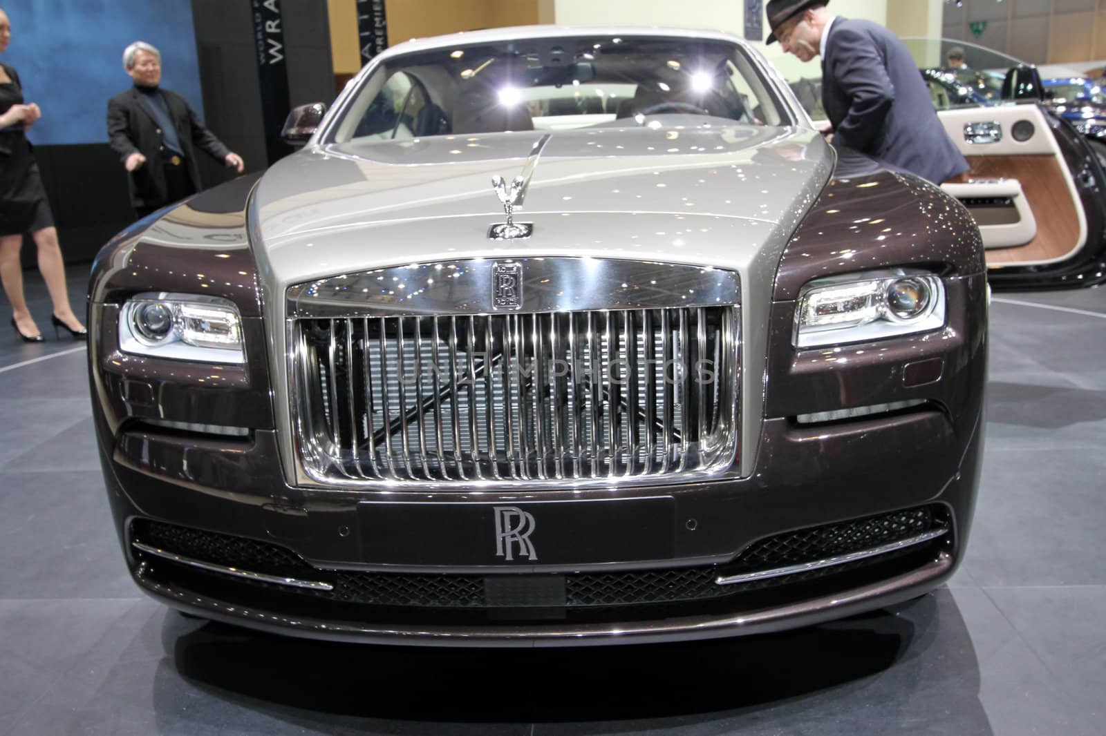 GENEVA - MARCH 8 : Rolls Royce Wraight on display at the 83st International Motor Show Palexpo - Geneva on March 8, 2013 in Geneva, Switzerland.