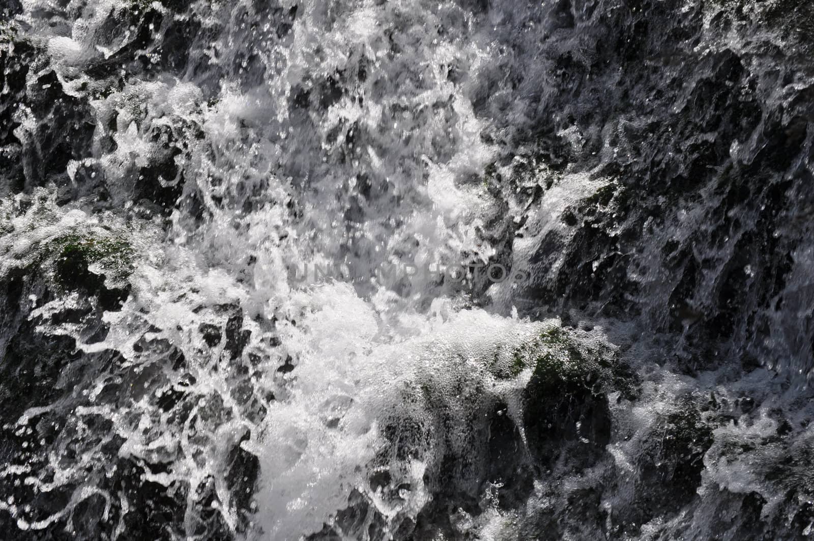 Chalk Ridge Texas Waterfall by RefocusPhoto