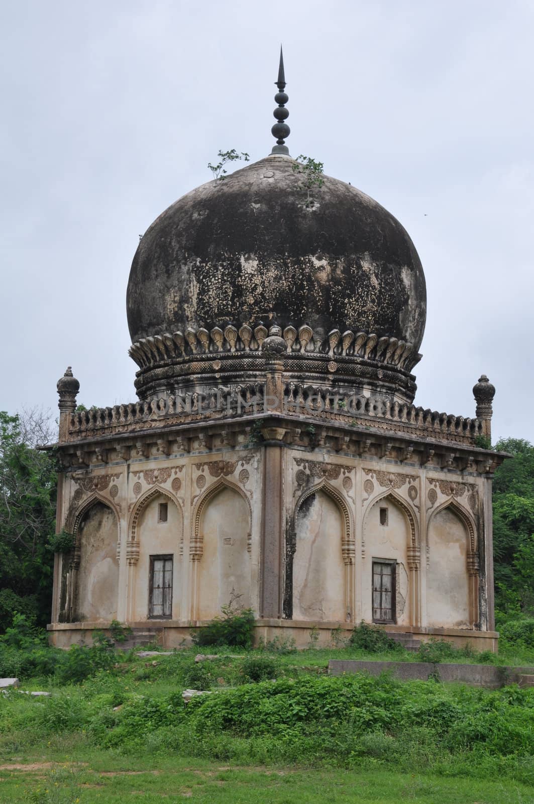 Qutb Shahi Tombs in Hyderabad in Andhra Pradesh, India