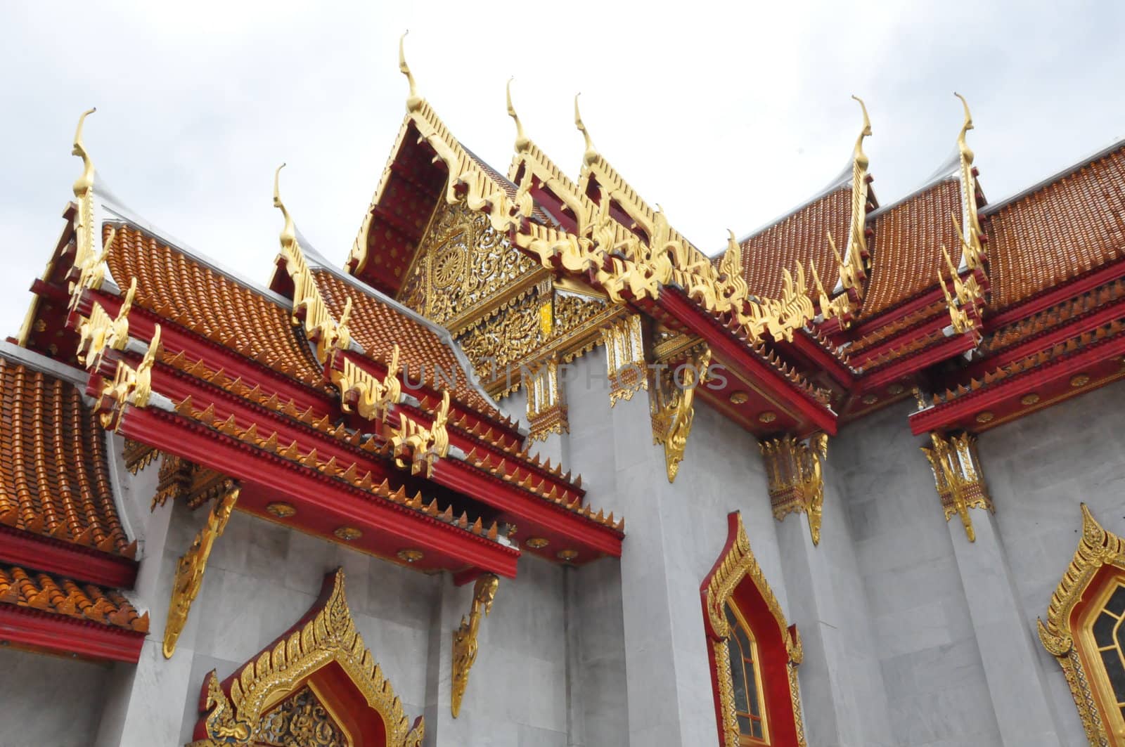 Wat Benchamabophit in Bangkok, Thailand by sainaniritu
