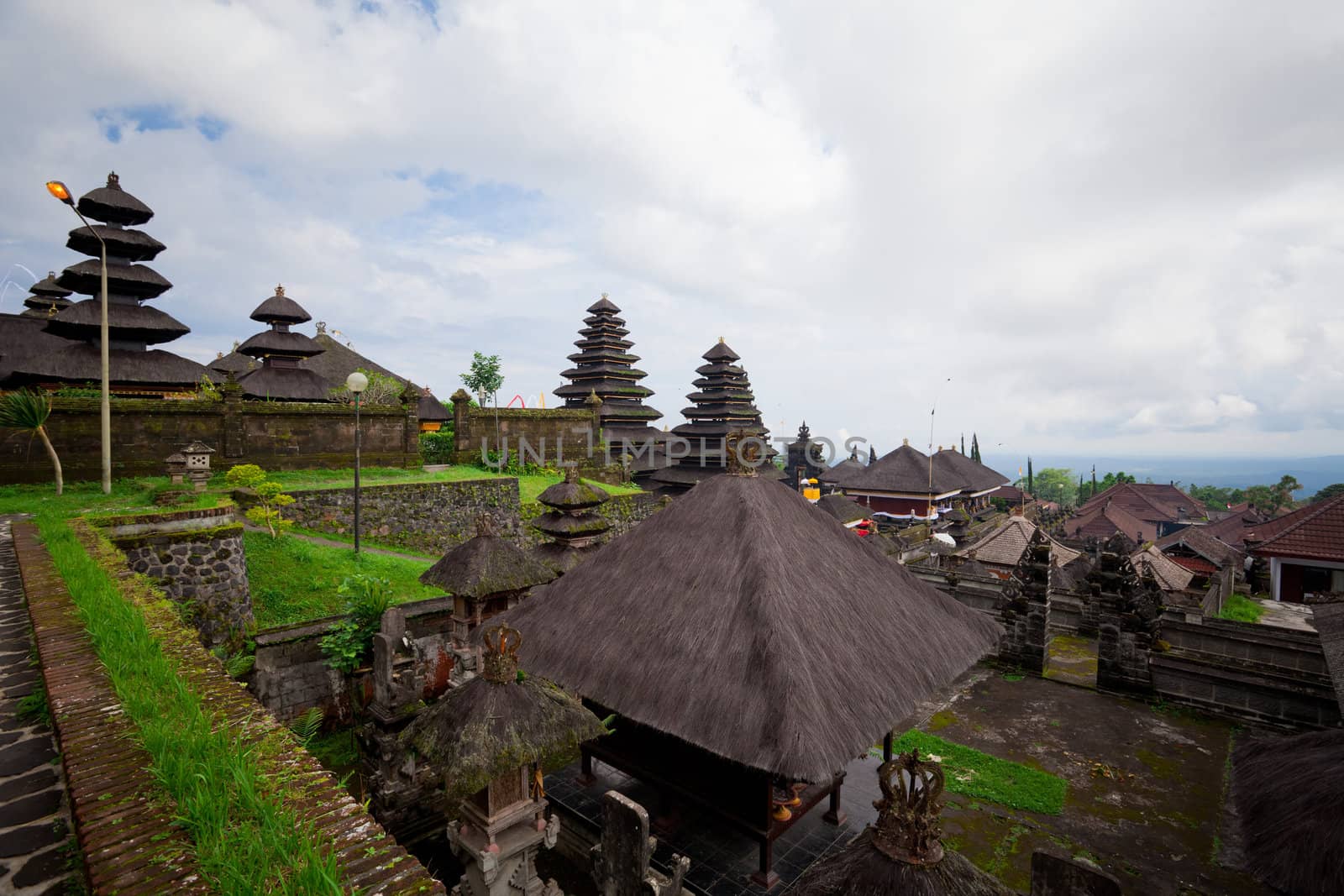 Besakih complex Pura Penataran Agung , hindu temple of Bali, Indonesia