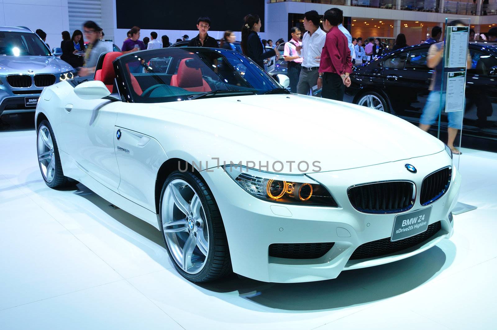 BANGKOK, THAILAND - MAR 30: BMW Active Hybrid 5 shown at the Bangkok Motor Show 2013 in Bangkok, Thailand on March 30, 2013.