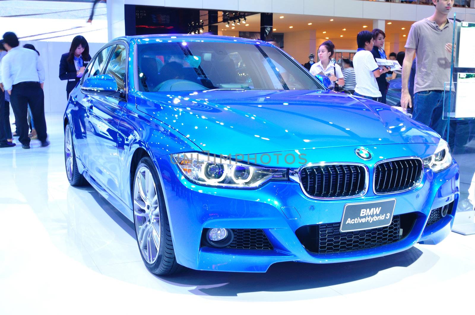 BANGKOK, THAILAND - MAR 30: BMW Active Hybrid 3 Car shown at the Bangkok Motor Show 2013 in Bangkok, Thailand on March 30, 2013.