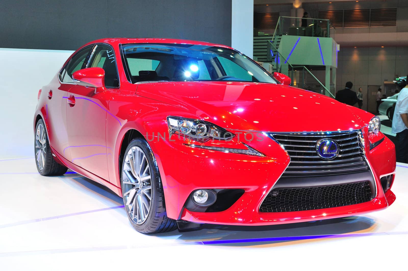 BANGKOK, THAILAND - MAR 30: Lexus IS 300 H Car shown at the Bangkok Motor Show 2013 in Bangkok, Thailand on March 30, 2013.