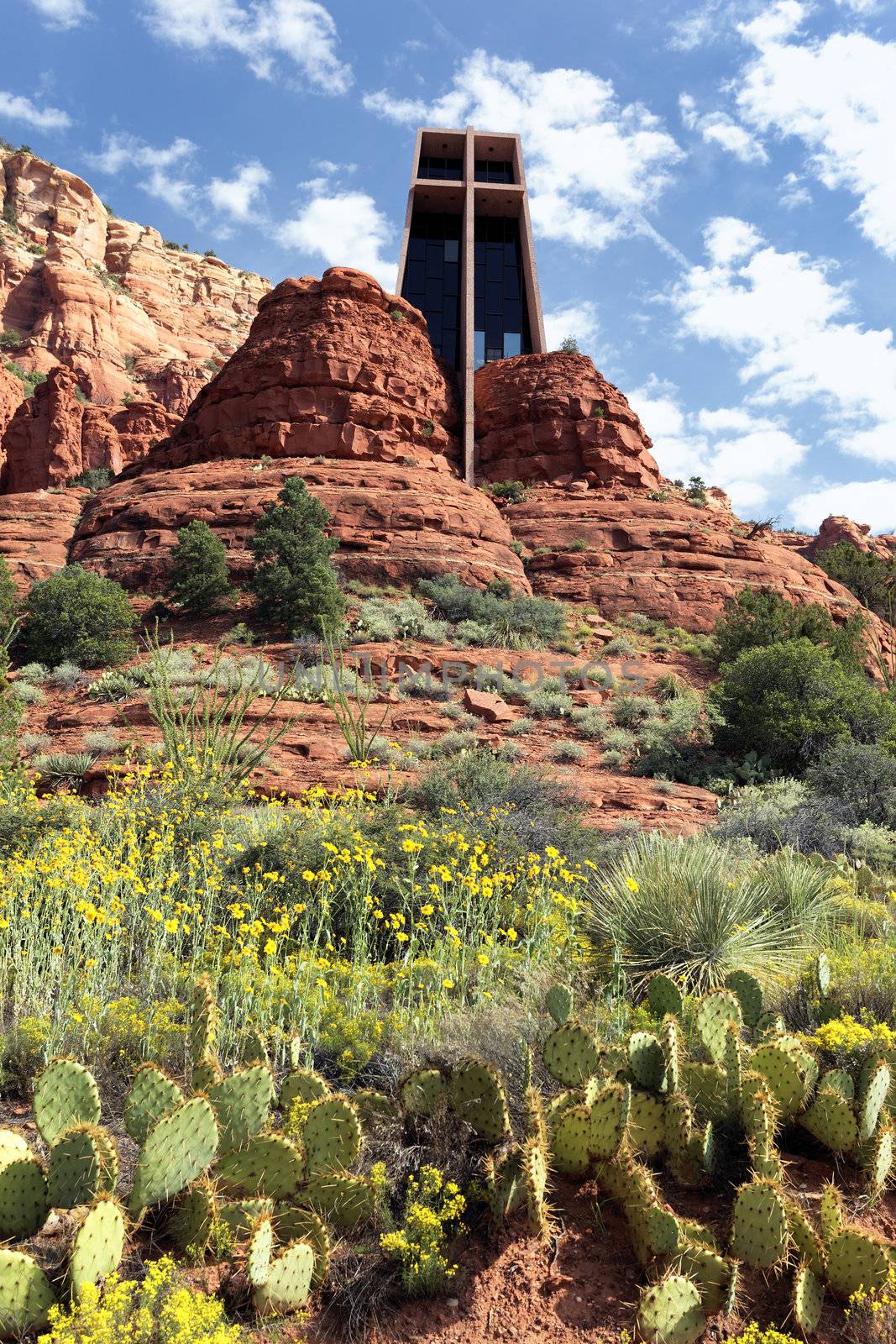 famous Chapel of the Holy Cross, Arizona 