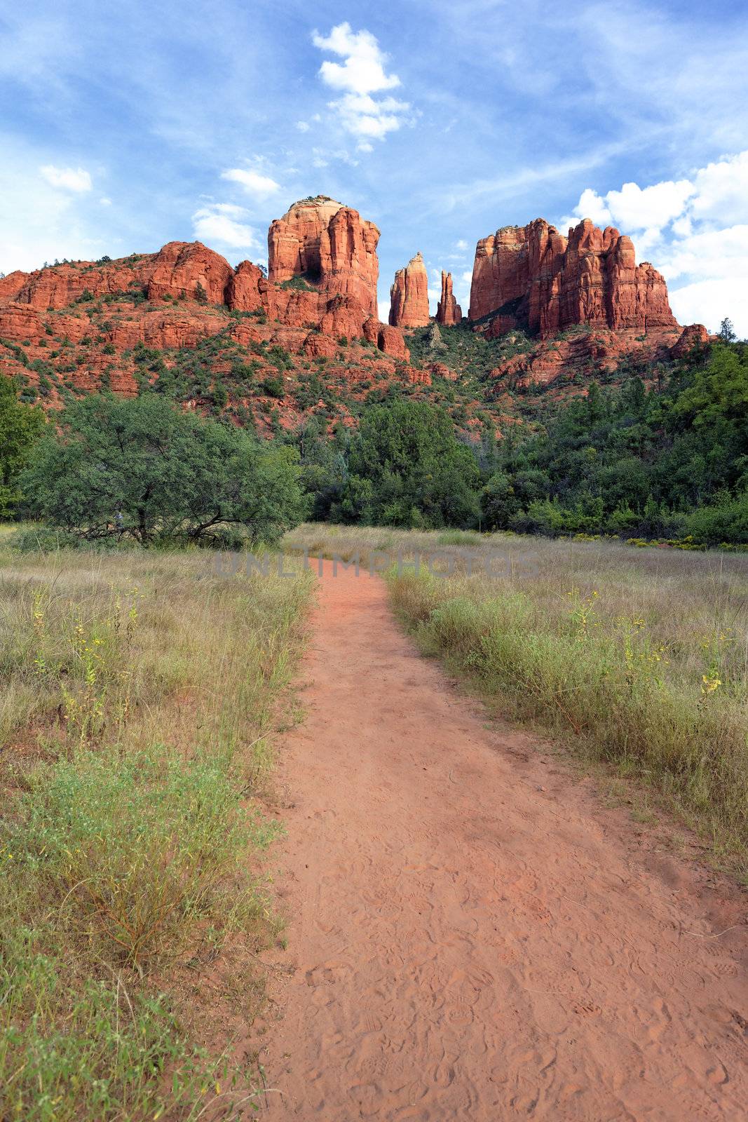 track to Cathedral Rock, Sedona, one of the most popular spots in Arizona