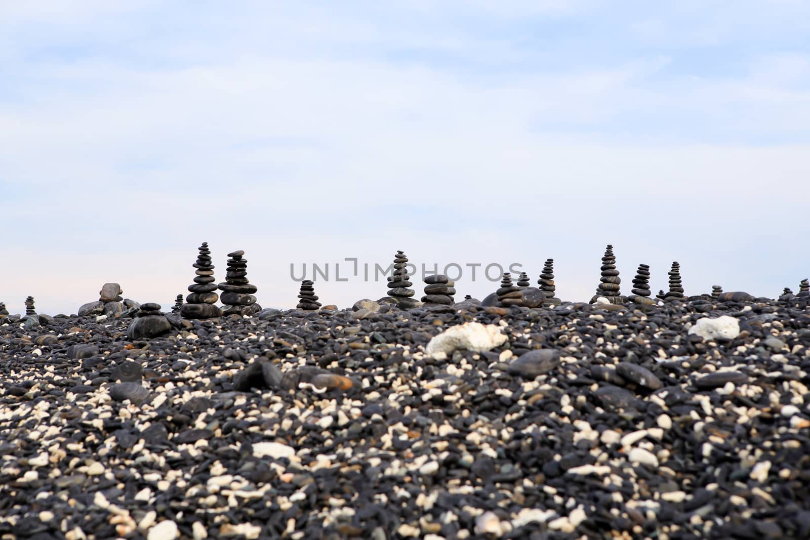 pebble on island, Lipe island, Thailand