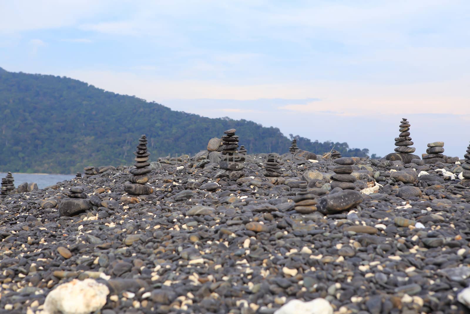 pebble on island, Lipe island, Thailand by rufous