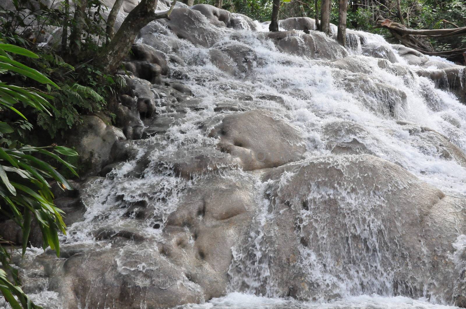 Dunn's Falls in Ocho Rios, Jamaica