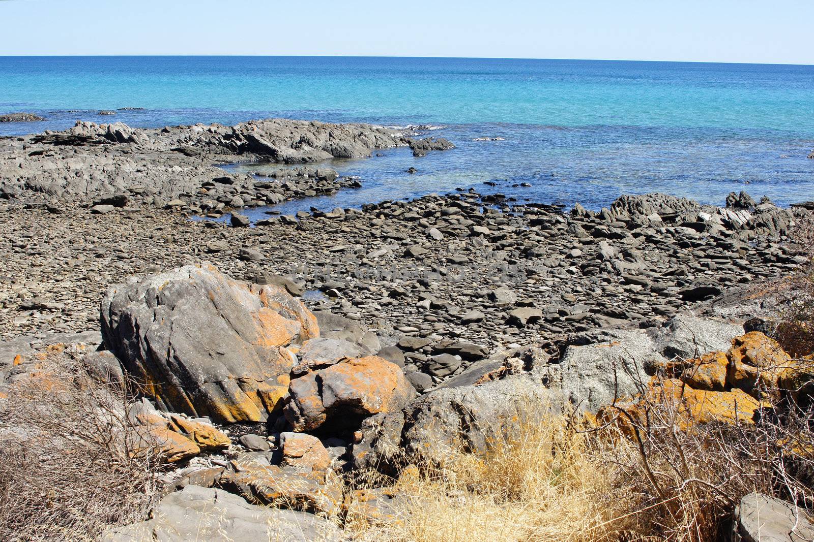 Coastline close to Penneshaw, Kangaroo Island, Australia