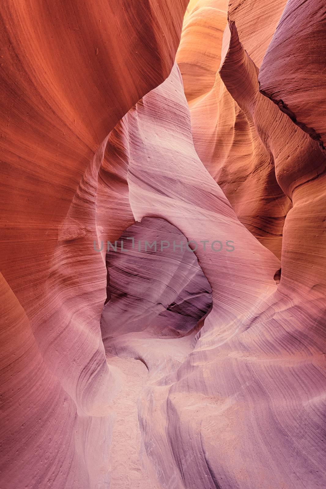 view of Antelope Canyon, Page, Arizona, USA 
