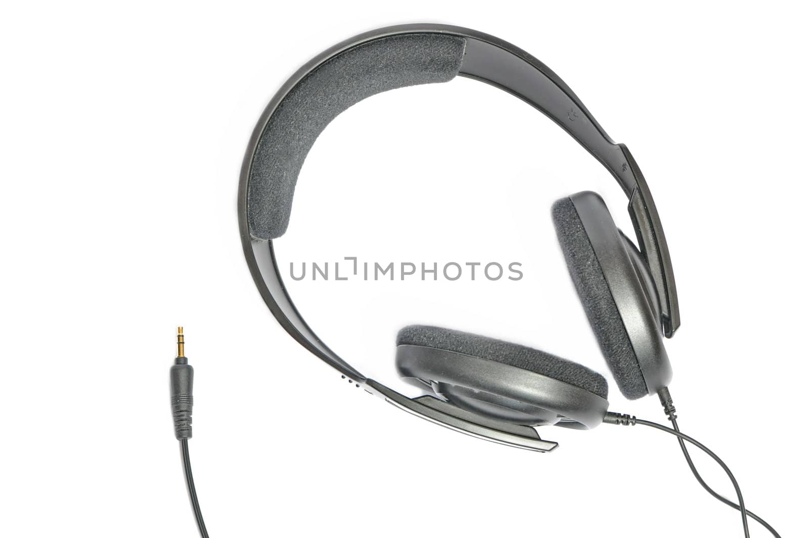 Headphones isolated on white