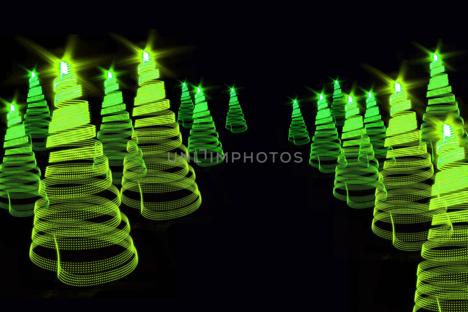 xmas trees by jonnysek